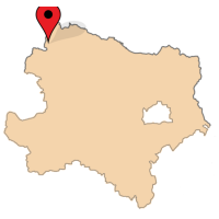 ligging van Waldhäuseln