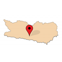 ligging van Warmbad-Judendorf